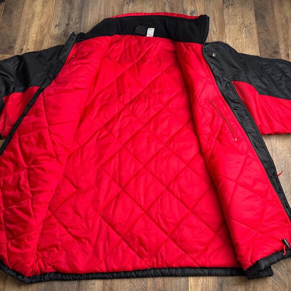 Vintage Marlboro Unlimited Gear Snow Jacket Mens XL Black Hooded Waterproof 6307 - Picture 6 of 14